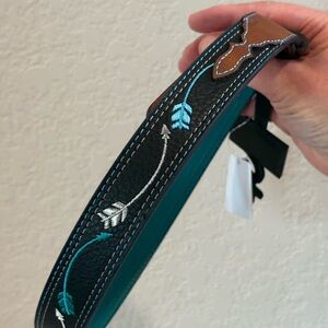 Catchfly ArrowEmbroidery Girls Size Large Belt NWT